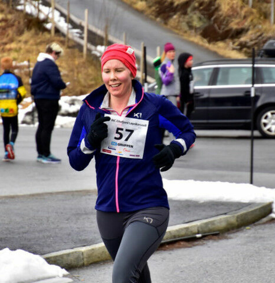 Deltakerrekord og to løyperekorder i Eikefjord Halvmaraton EH_5 km_Liv Hjørdis Ullaland.jpg