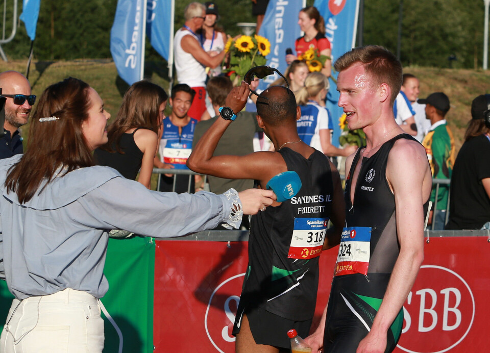 Narve Gilje Nordås imponerte med NM-gull og 3.36 i sololøp på Jessheim 1500m_menn_finale_Nordaas_intervjues_av_NRK_AZ3T2588.jpg