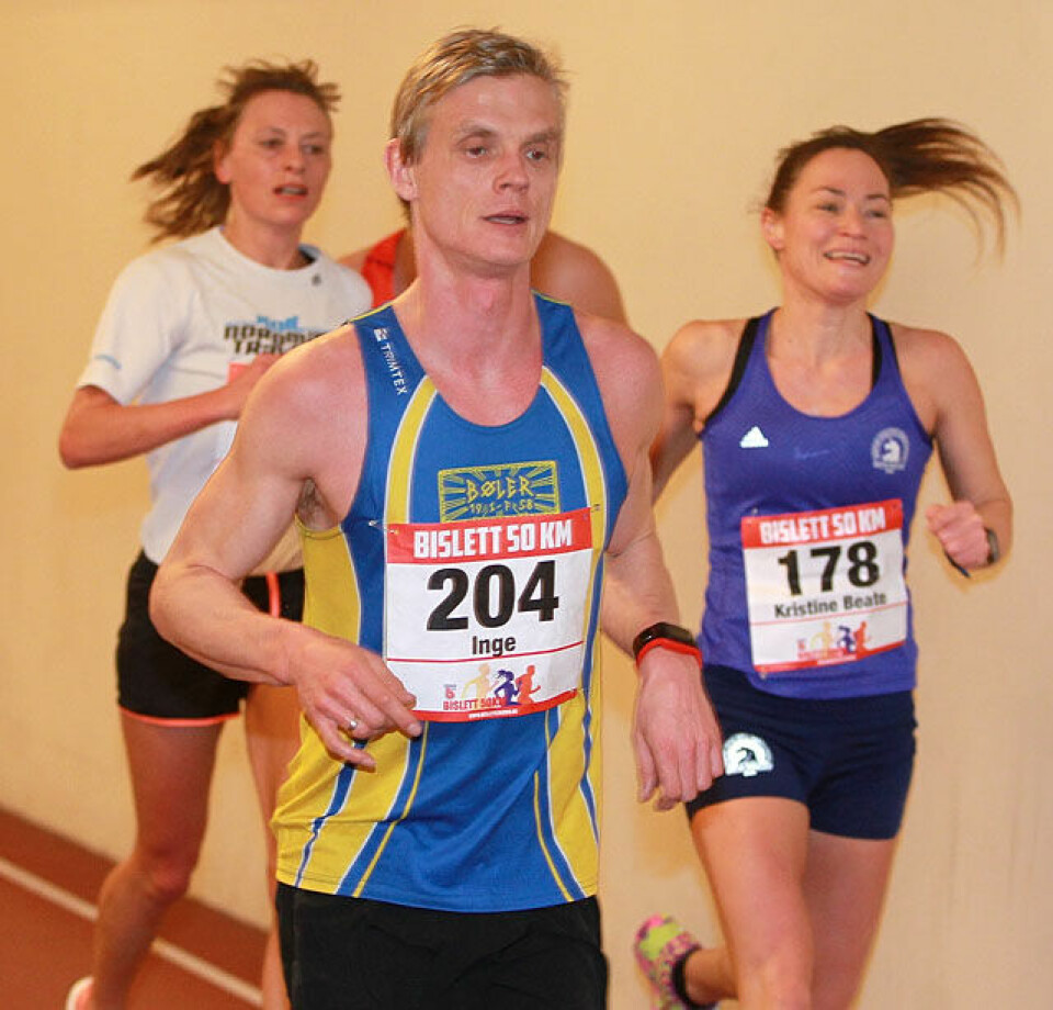 Bislett 50 km: John H. Strupstad og Kristine B. Walhovd vant Inge_Hasund_Marit_Karlsen_Kristine_Beate_Walhovd_A20G0547.jpg