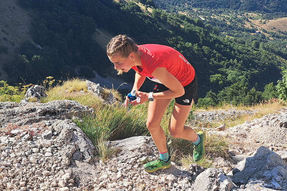Ingeborg Synstnes Hole vant to soleklare gullmedaljer da VM i Skyrunning ble arrangert i Italia denne helga. (Foto: Terje Hole). Ingeborg Synstnes Hole