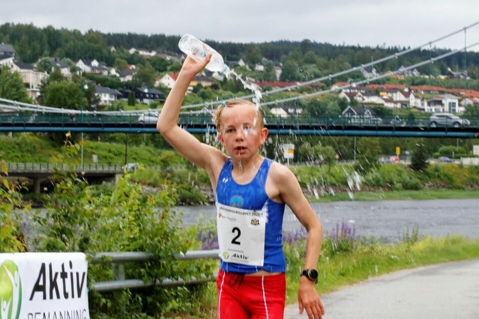 Sentrumsgateløpet med 5 og 10 km i Kongsvinger på lørdag 5 km kalddusj.jpg