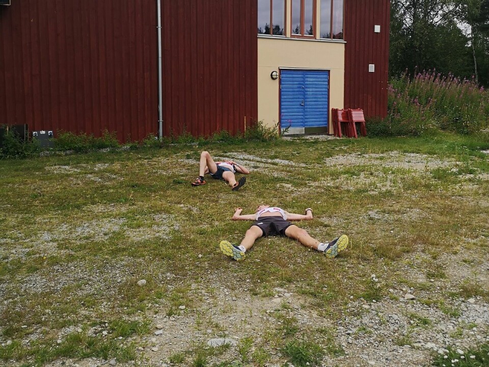 Maria (12) vant 10 km i Egebergs Minneløp Slitne l¢pere.jpg