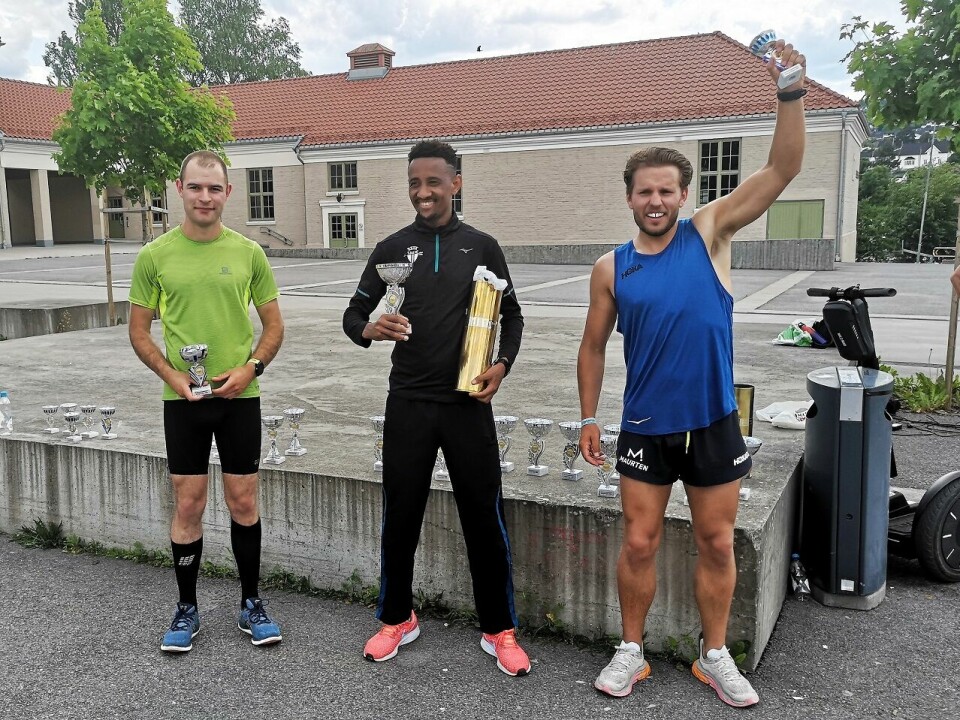 Senay Fissehatsion knuste rekorden i Sentrumsgateløpet Tre beste menn 10 km.jpg
