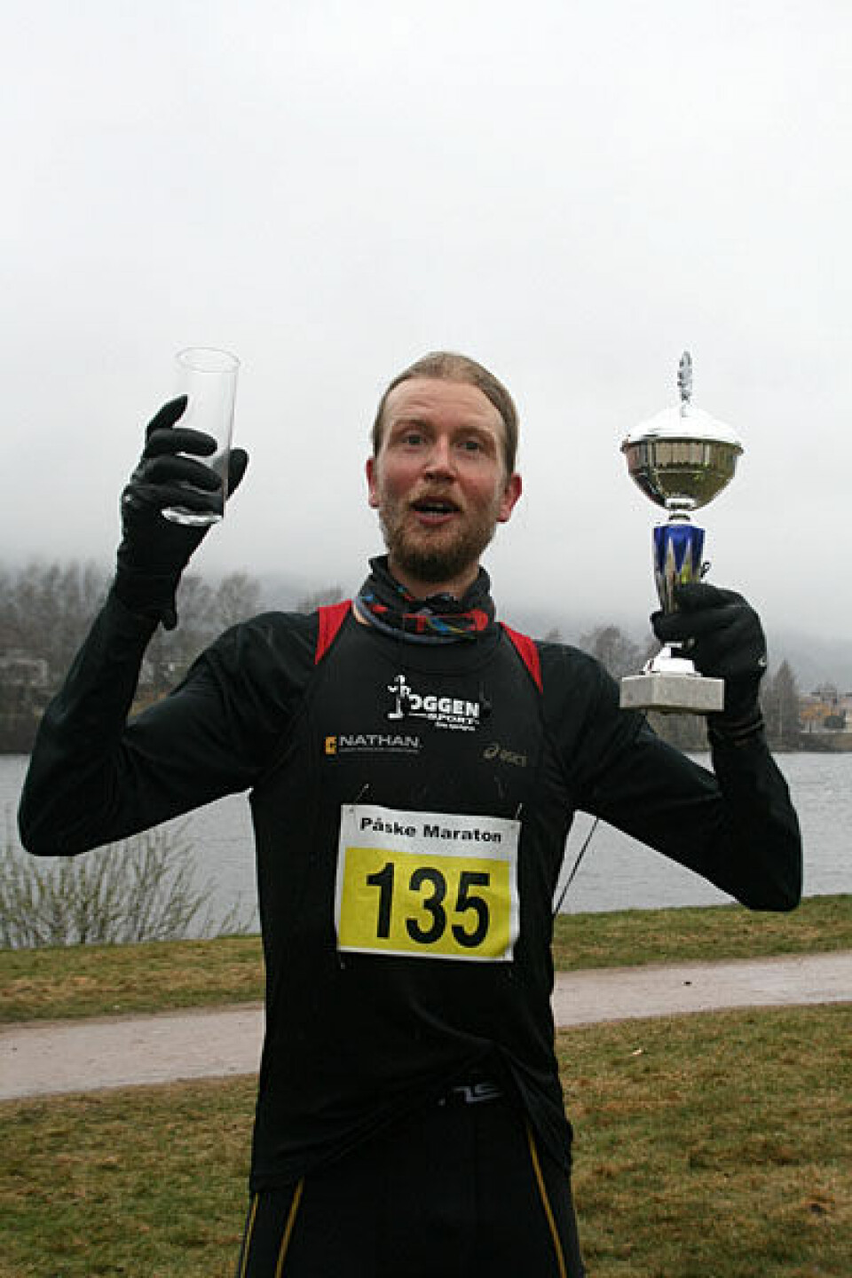 Paraplyvær under Påskemaraton