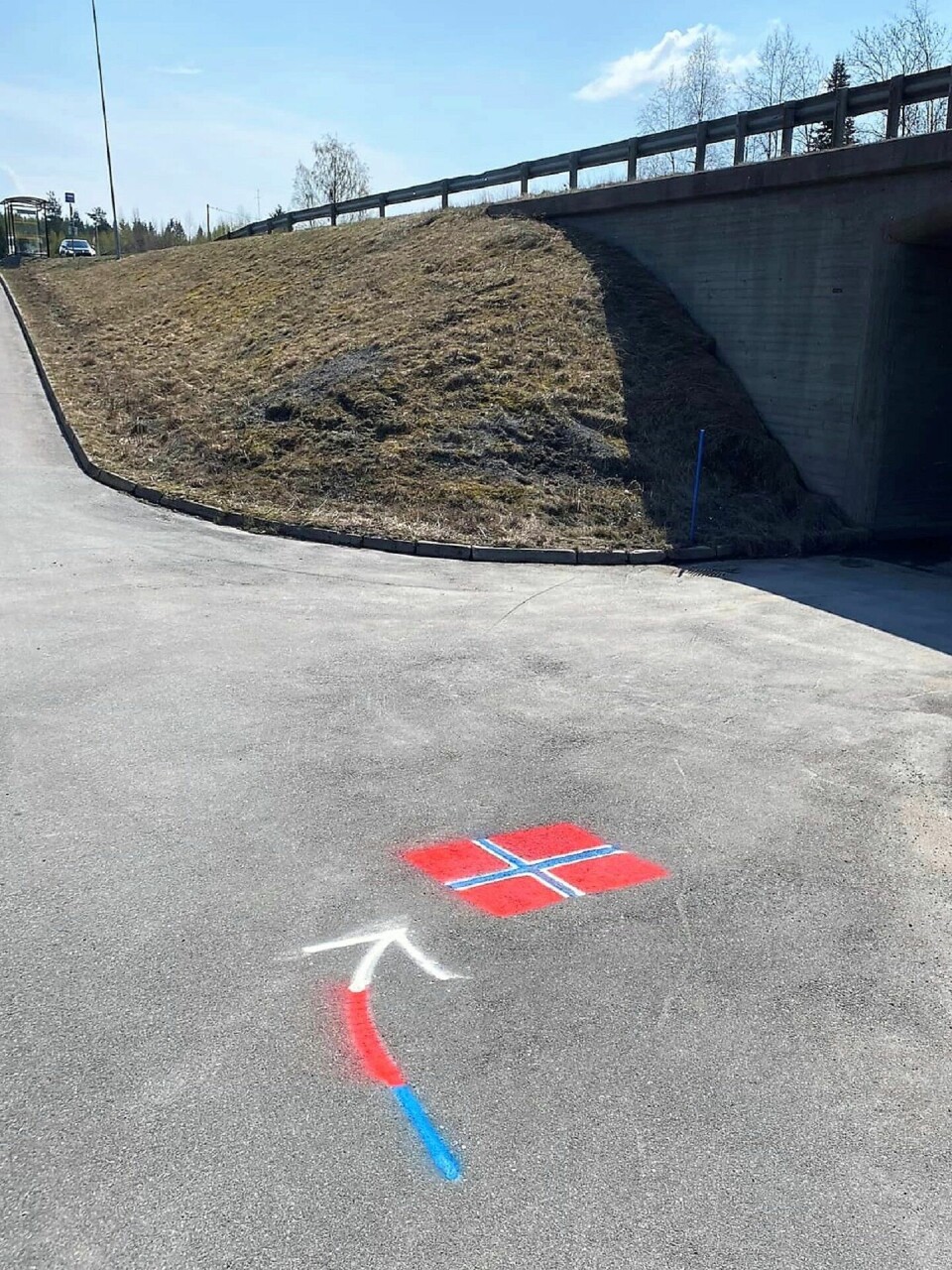 Grunnlovsmila med 17. mai-stemning på forskudd i Elverum 17. maistemning i l¢ypa.jpg