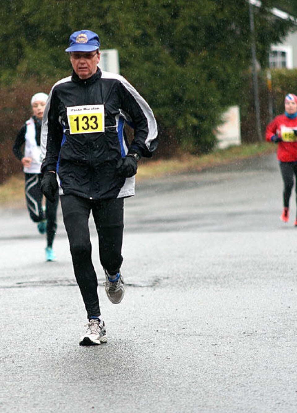 Paraplyvær under Påskemaraton