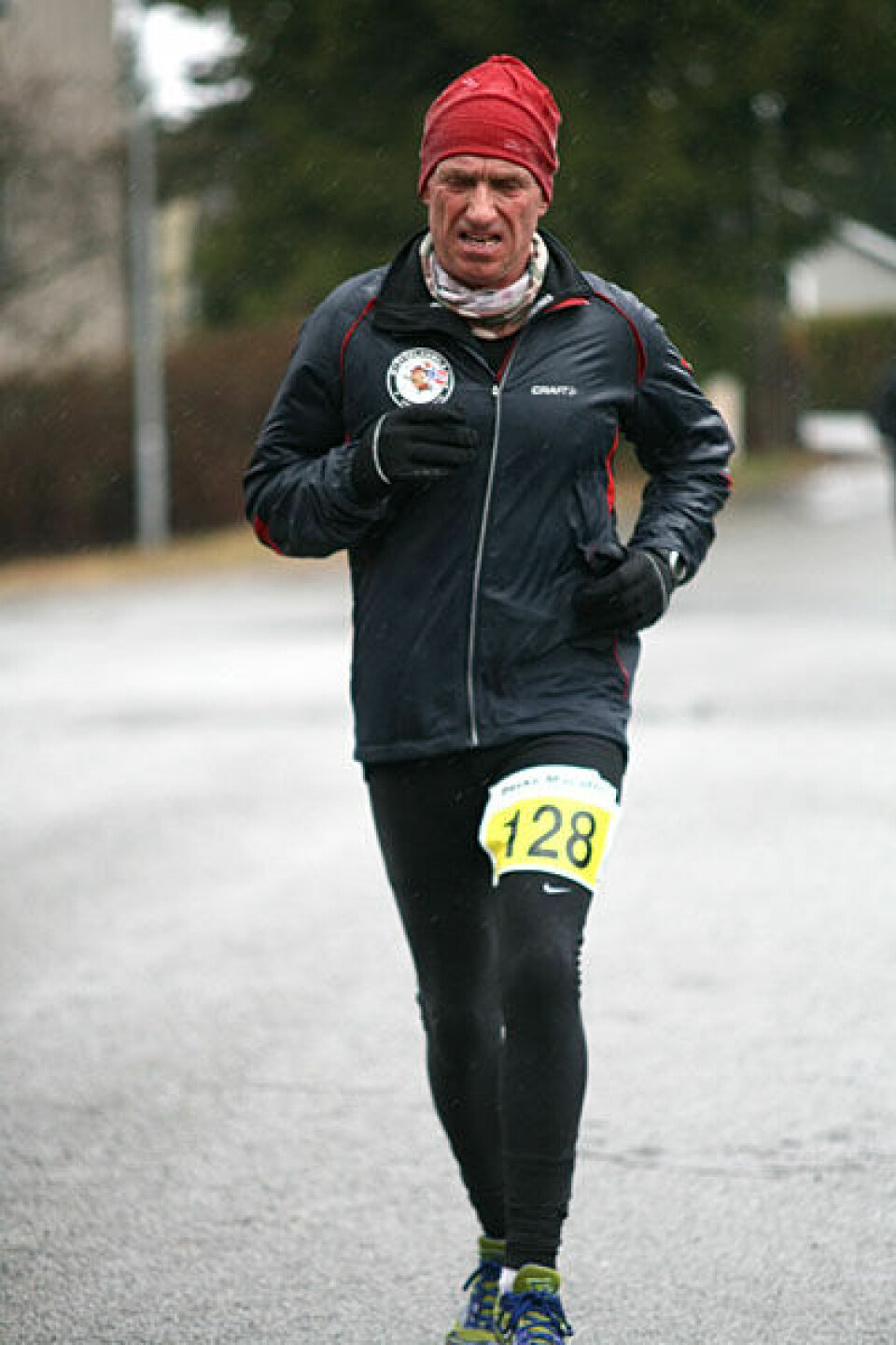 Paraplyvær under Påskemaraton