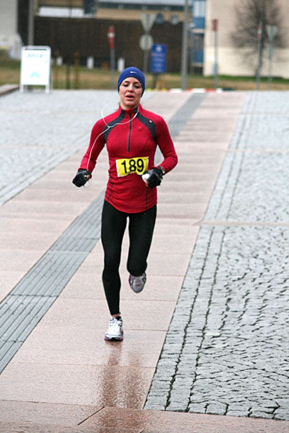 Paraplyvær under Påskemaraton