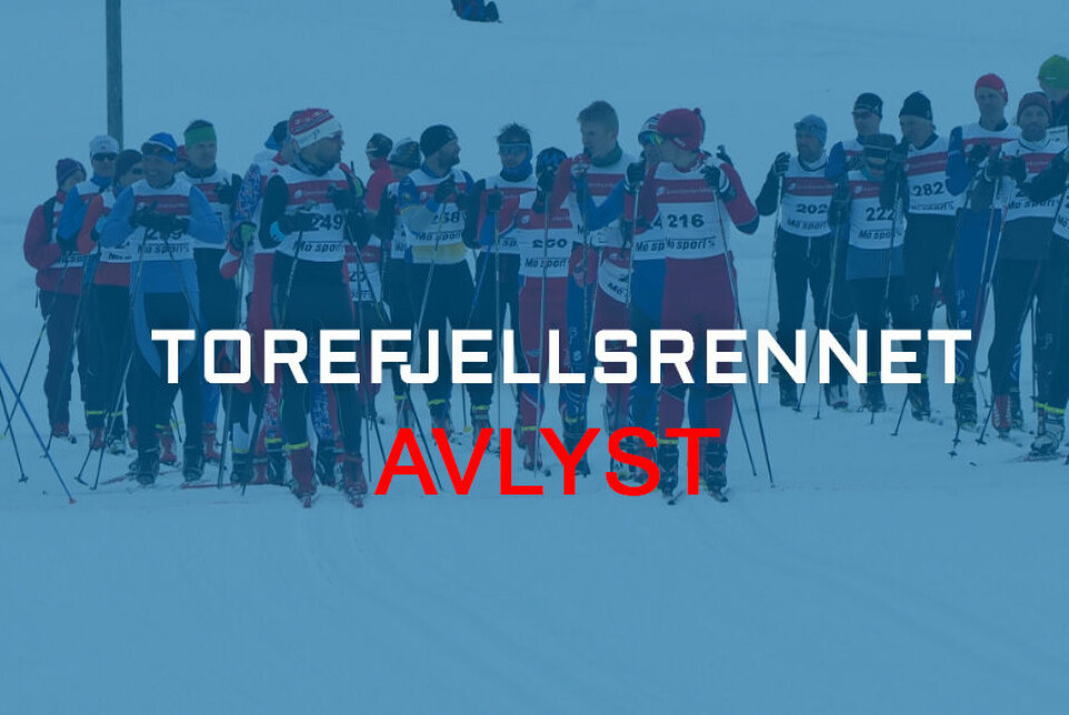 Torefjellsrennet er avlyst Torefjellsrennet_Avlyst