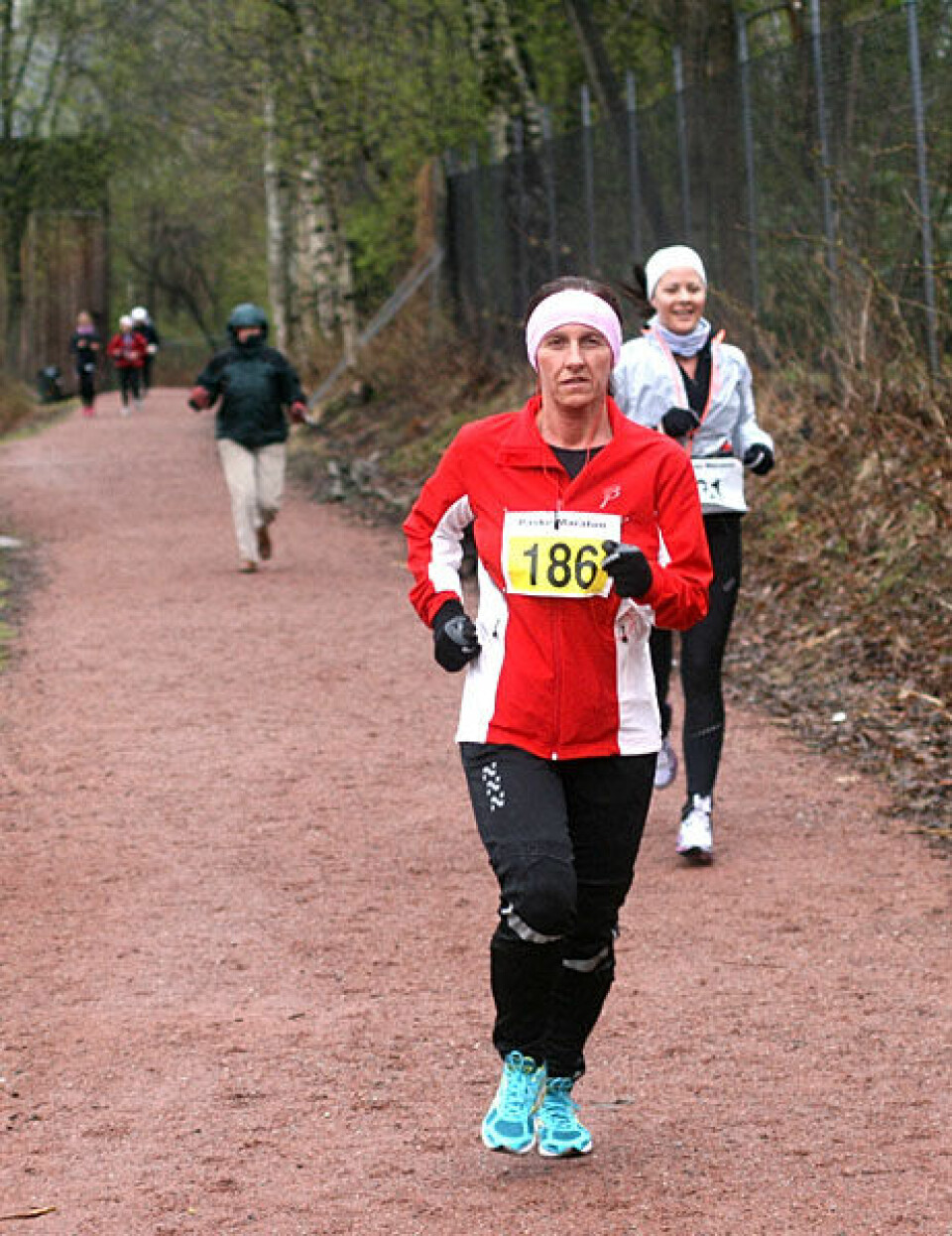 Paraplyvær under Påskemaraton