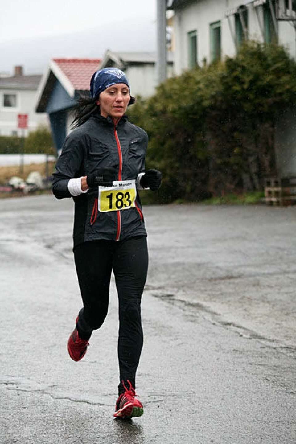 Paraplyvær under Påskemaraton