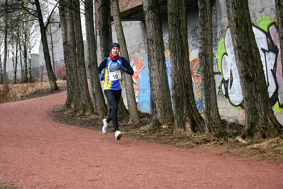 Paraplyvær under Påskemaraton