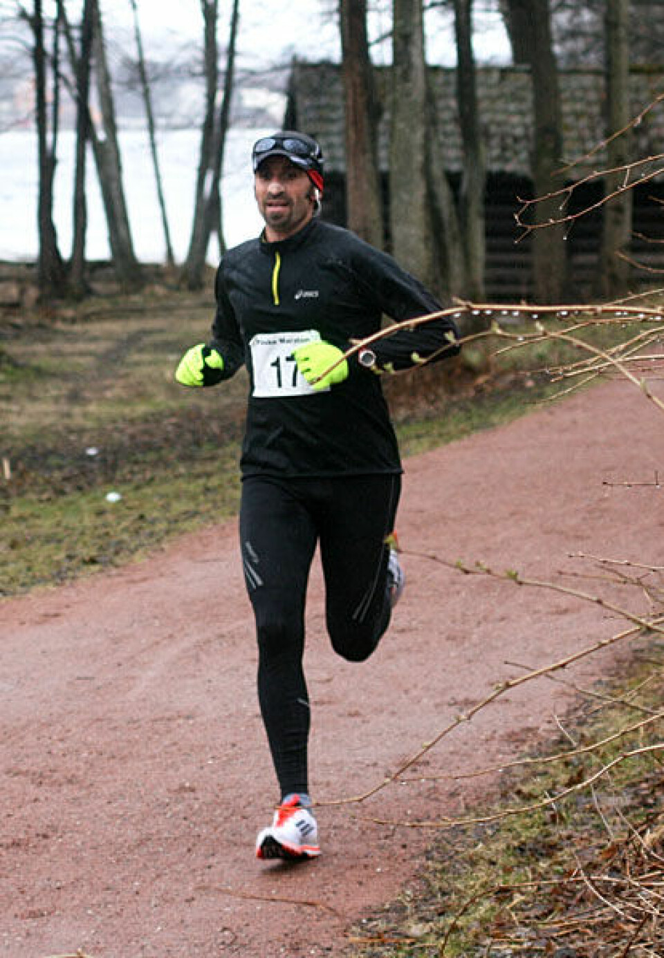 Paraplyvær under Påskemaraton
