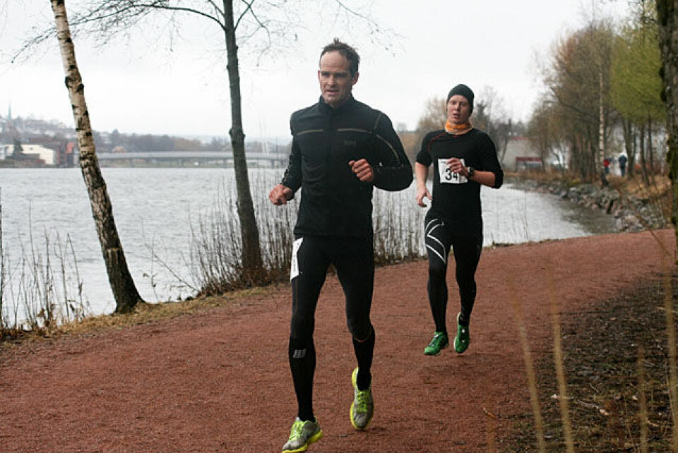 Paraplyvær under Påskemaraton