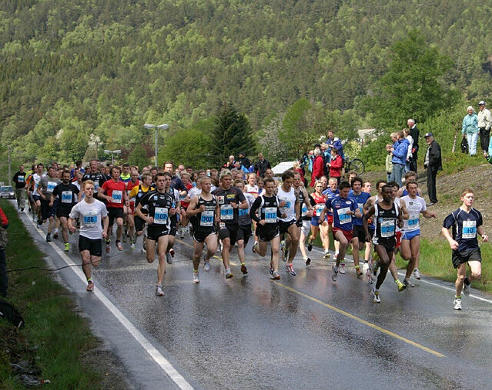 Den gang Petter Northug ble parkert i innspurten Start