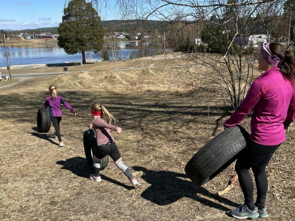 Forest Run med 'urban edition' i Elverum 14. mai Dekktrilling.jpg
