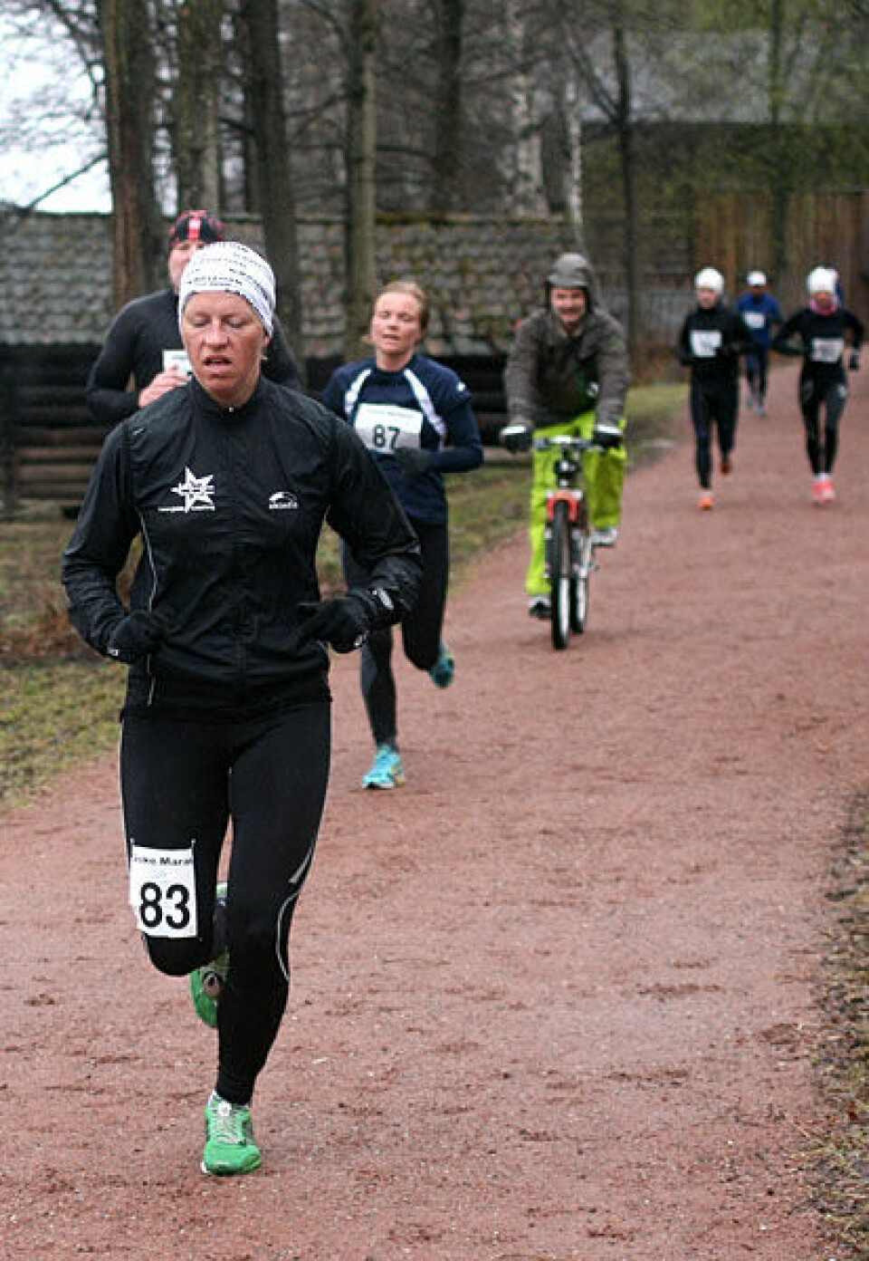 Paraplyvær under Påskemaraton