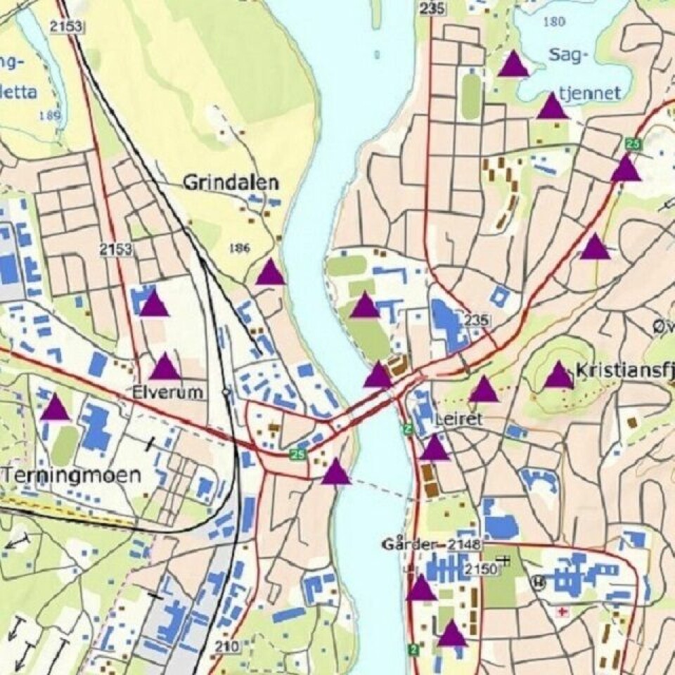 Forest Run med 'urban edition' i Elverum 14. mai Oversiktskart.jpg