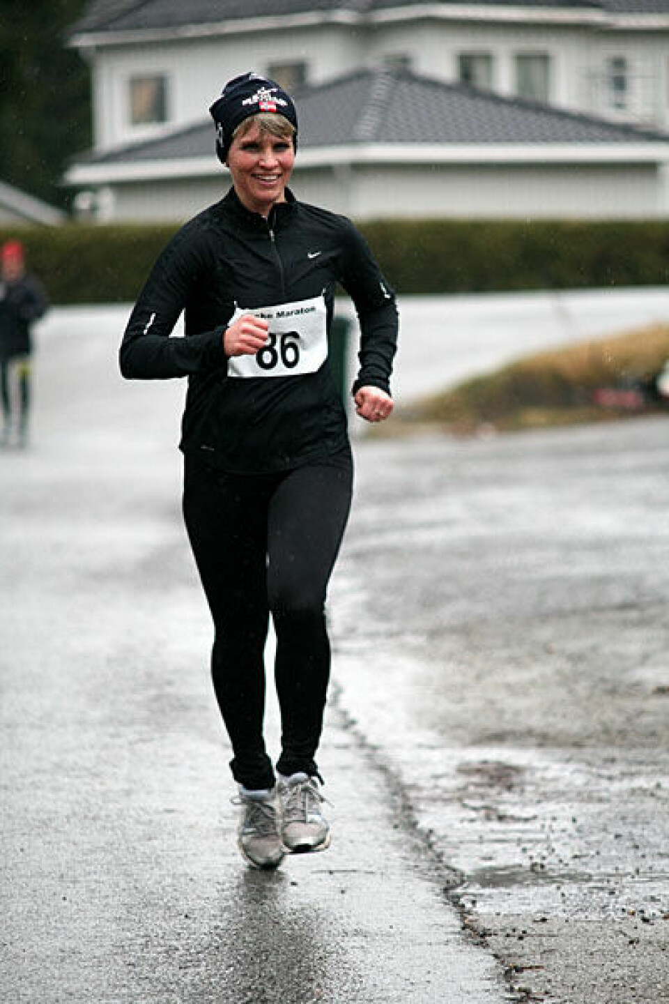 Paraplyvær under Påskemaraton