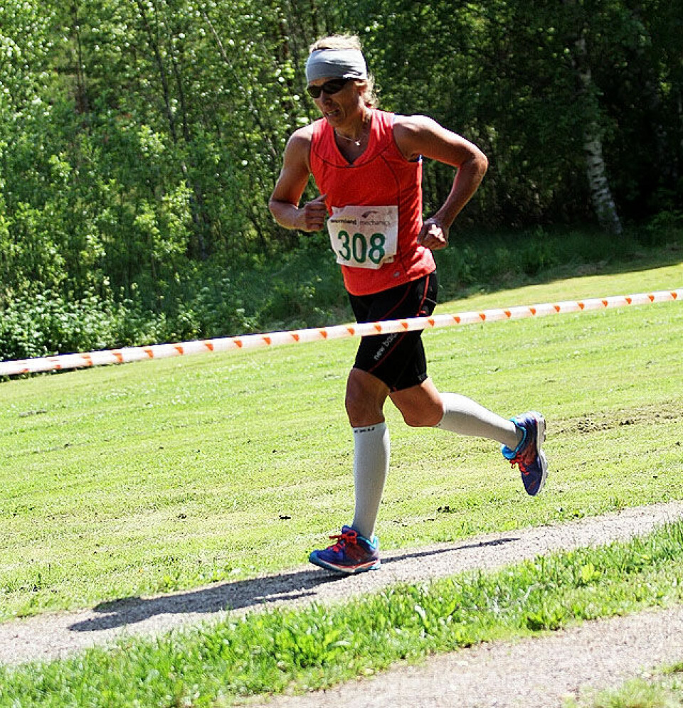 Sterk løping i varm Unionsmaraton Halvmaraton_Cahtrine_Holme_IMG_9887.jpg