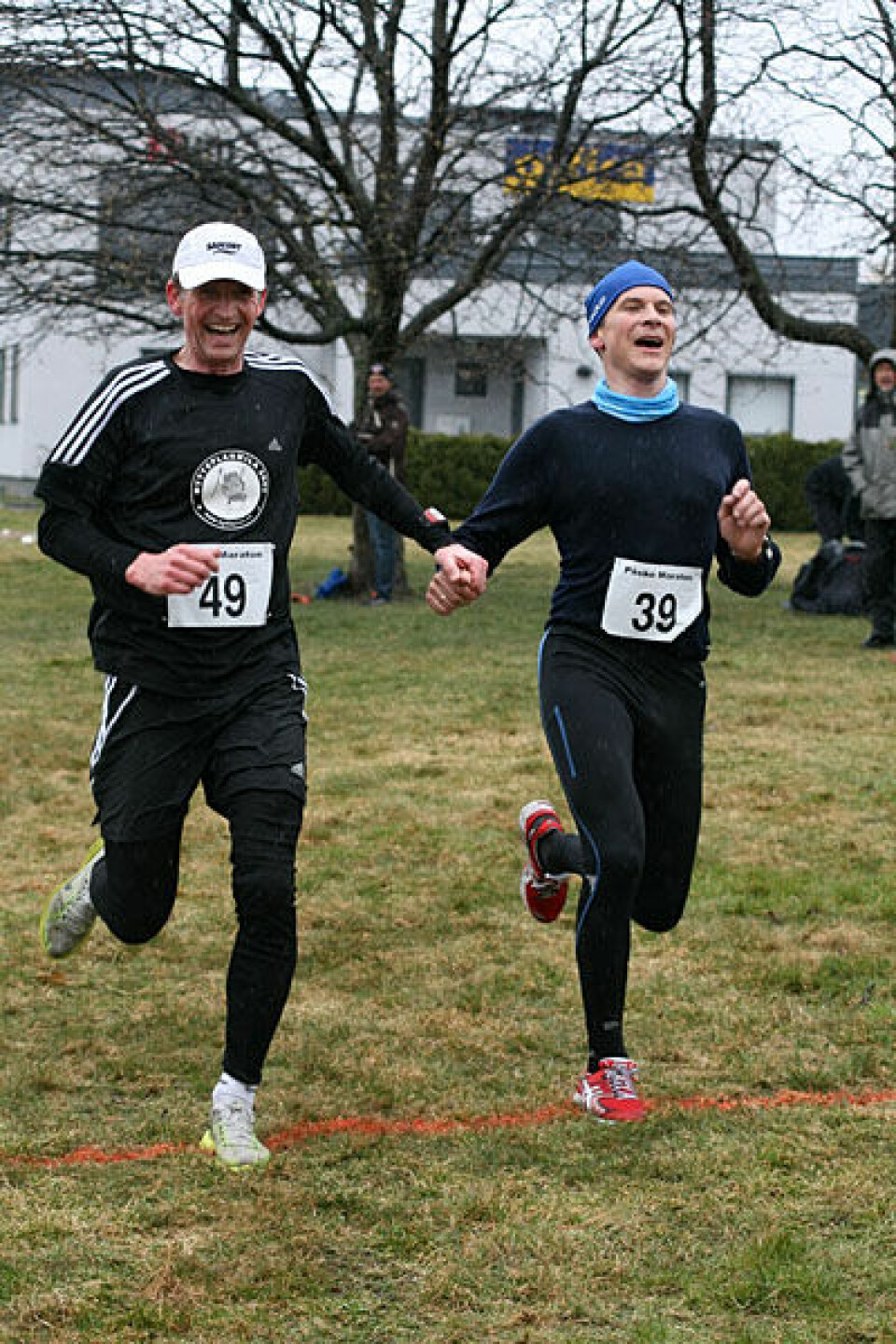 Paraplyvær under Påskemaraton
