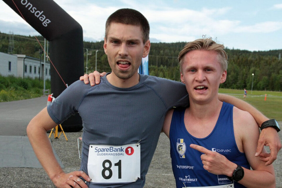 Solid deltakerrekord i Kanthaugløpet 03 Geir Steig og Petter Johansen.jpg