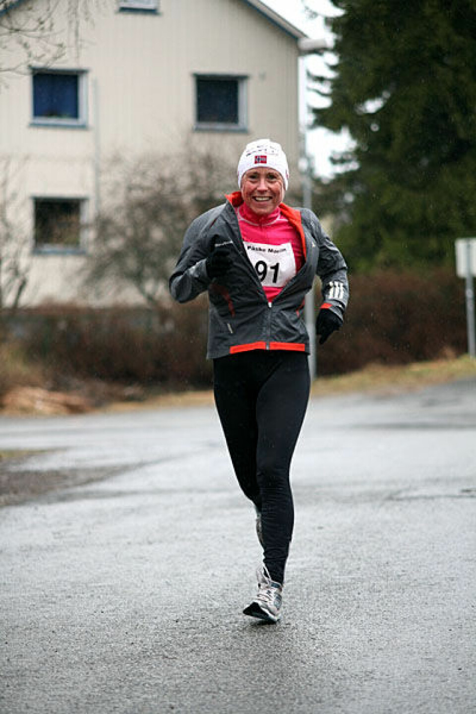 Paraplyvær under Påskemaraton