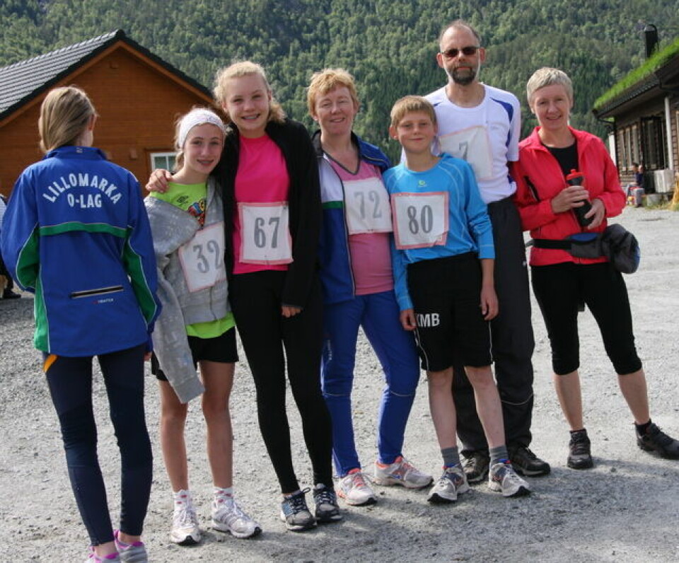 Laban Siro sette løyperekord 'Heile' Lillomarka deltok.