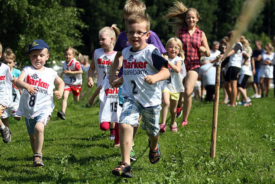 Sterk løping i varm Unionsmaraton Barnelop_pulje1_IMG_9422.jpg