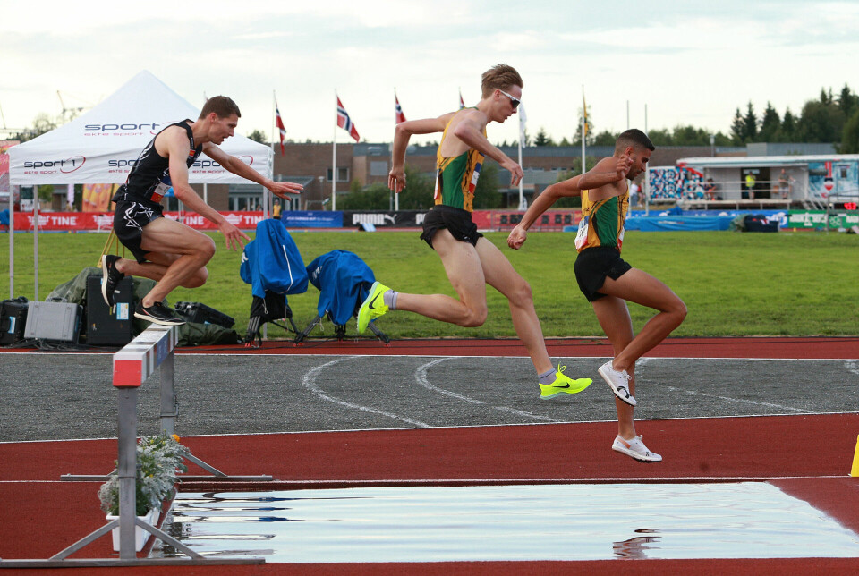 Kårbø vant NM-gull på hinder med kun to hundredelers margin 3000m_hinder_menn_vanngrav_Sandvik_Boutera_Kaarboe_AZ3T1259.jpg