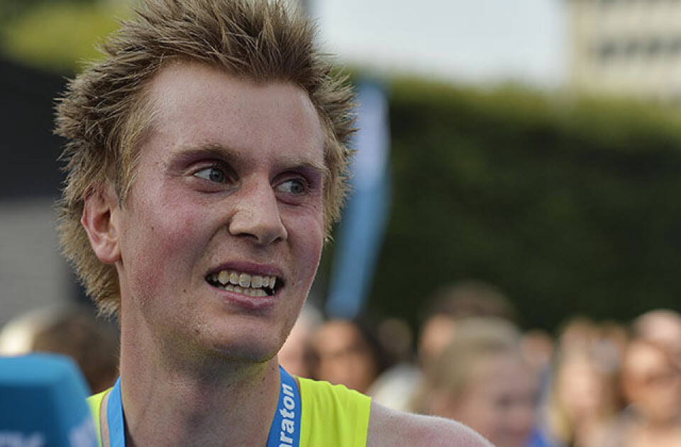 Sondre Nordstad Moen klarte målet sitt om å løpe under 1.03 på halvmaraton i City Pier City Loop. (Arkivfoto: Bjørn Johannessen) Sondre Nordstad Moen klarte målet sitt om å løpe under 1.03 på halvmaraton i City Pier City Loop. (Arkivfoto: Bjørn Johannessen)