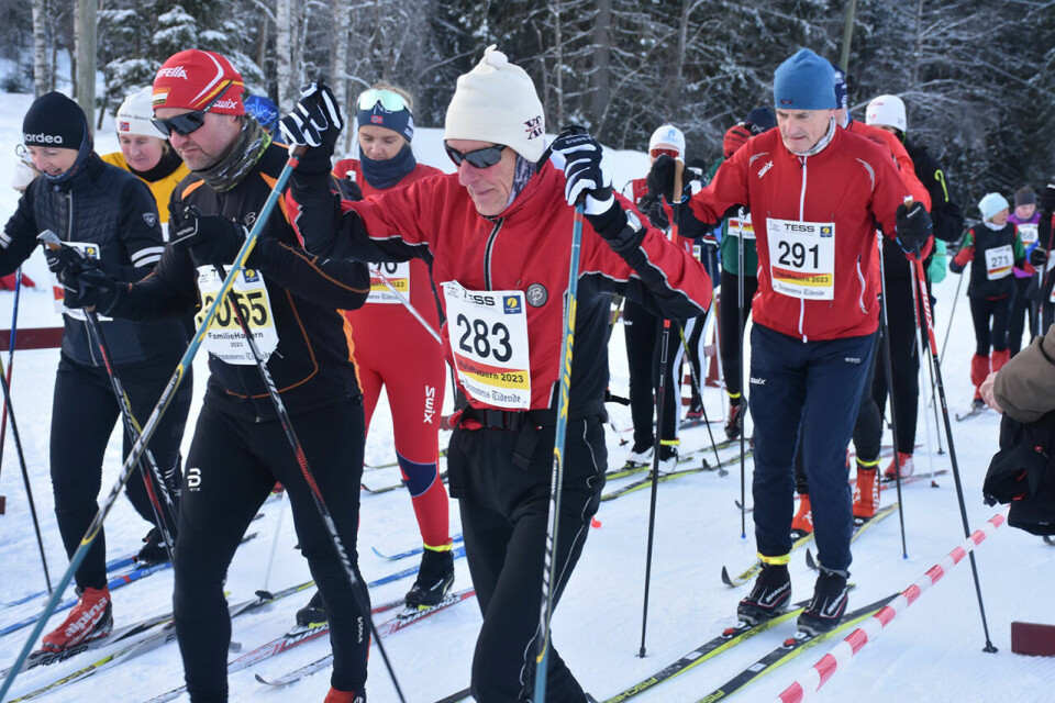 Fra Hauern i 2023 med statsminister Jonas Gahr Støre (291) klar på start. (Foto: Gjermund Sørstad/Lierposten) Fra Hauern i 2023 med statsminister Jonas Gahr Støre (291) klar på start. (Foto: Gjermund Sørstad/Lierposten)