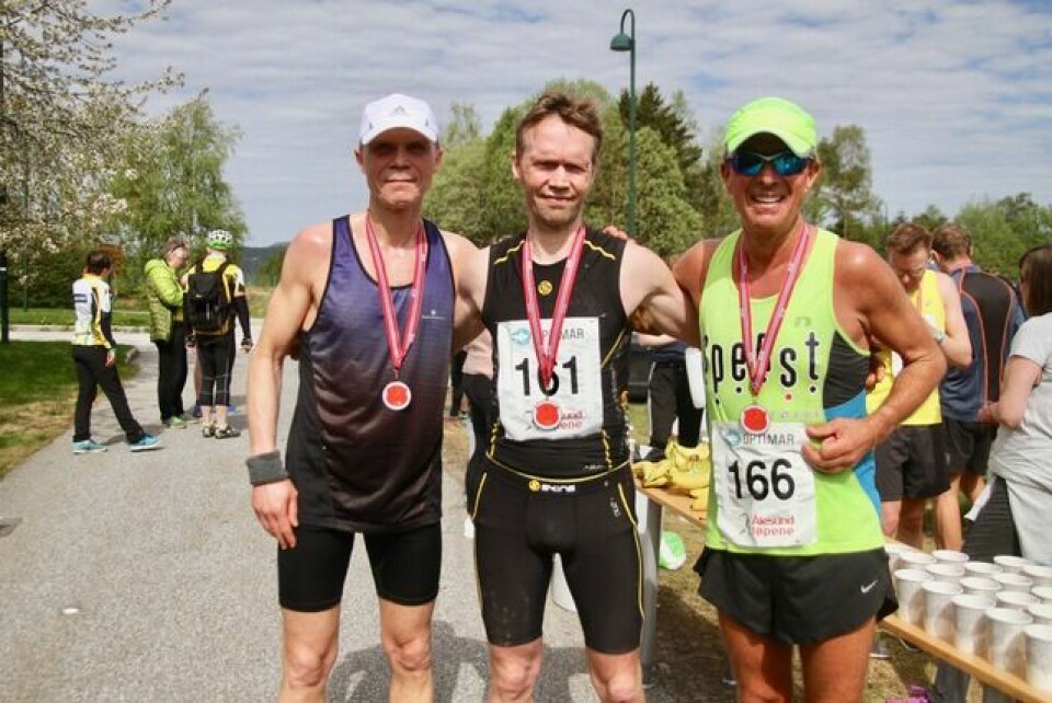 19-åringen Jonas Hesthaug vant maraton i Ålesund Maraton_Bjoern_Helge_Terje