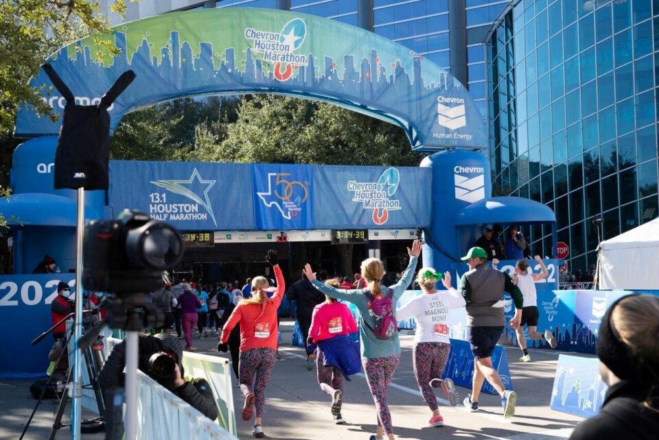 Houston Marathon 2022. (Foto: Chevron Houston Marathon på Facebook) Houston Marathon 2022. (Foto: Chevron Houston Marathon på Facebook)