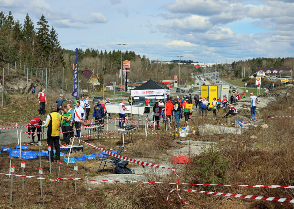 Lørdagskjappen i Moss med 1200 O-løpere LK01