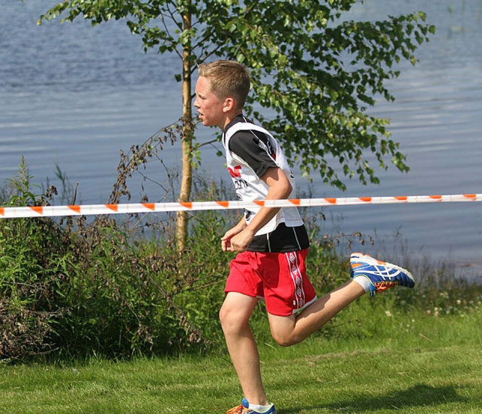 Sterk løping i varm Unionsmaraton Barneloep_pulje4_langes_ut_ved_badeplassen_IMG_9583.jpg