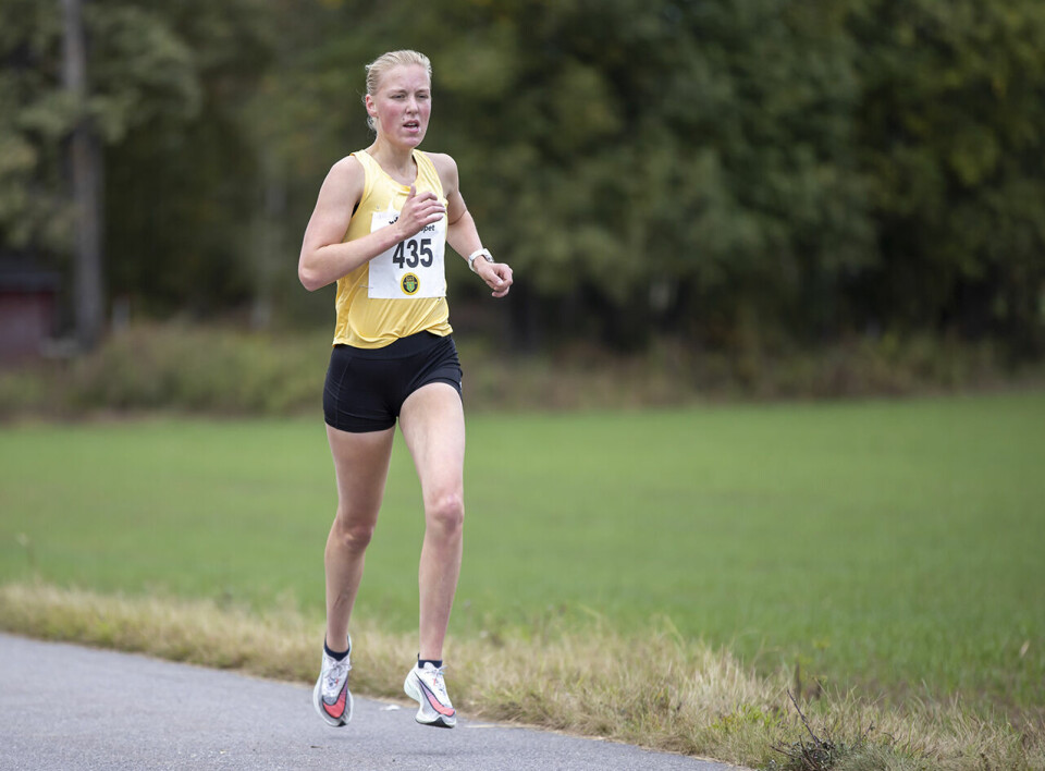Norsk klasserekord på 5 km i Rekordløpet på Gardermoen Maren-Karlsen-Bekkestad.jpg