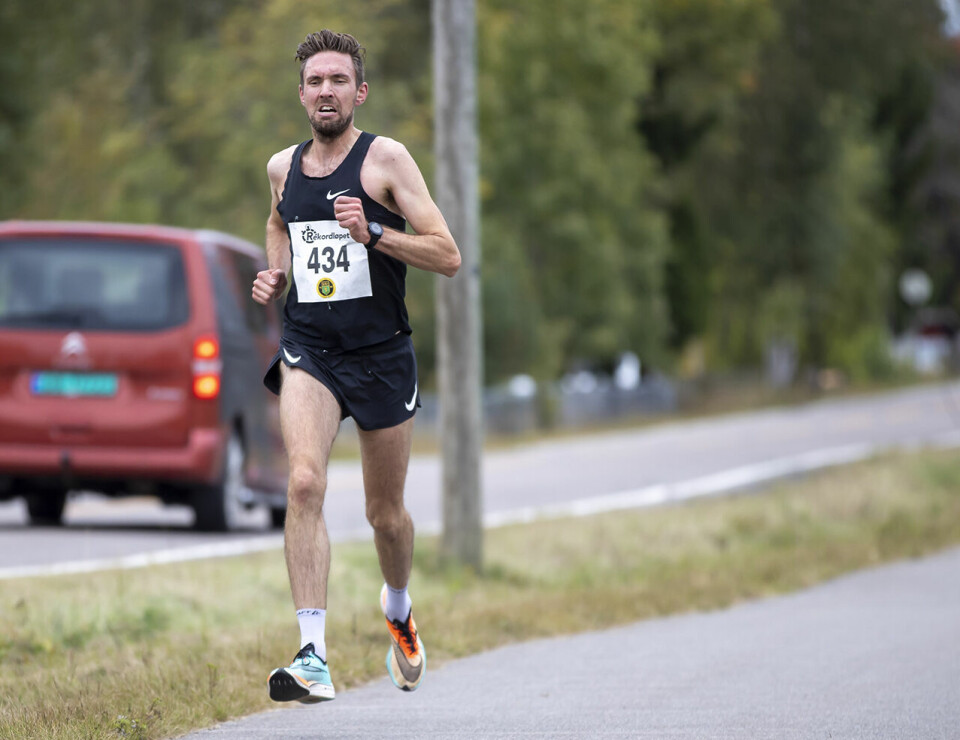 Norsk klasserekord på 5 km i Rekordløpet på Gardermoen Magnus-Salberg.jpg