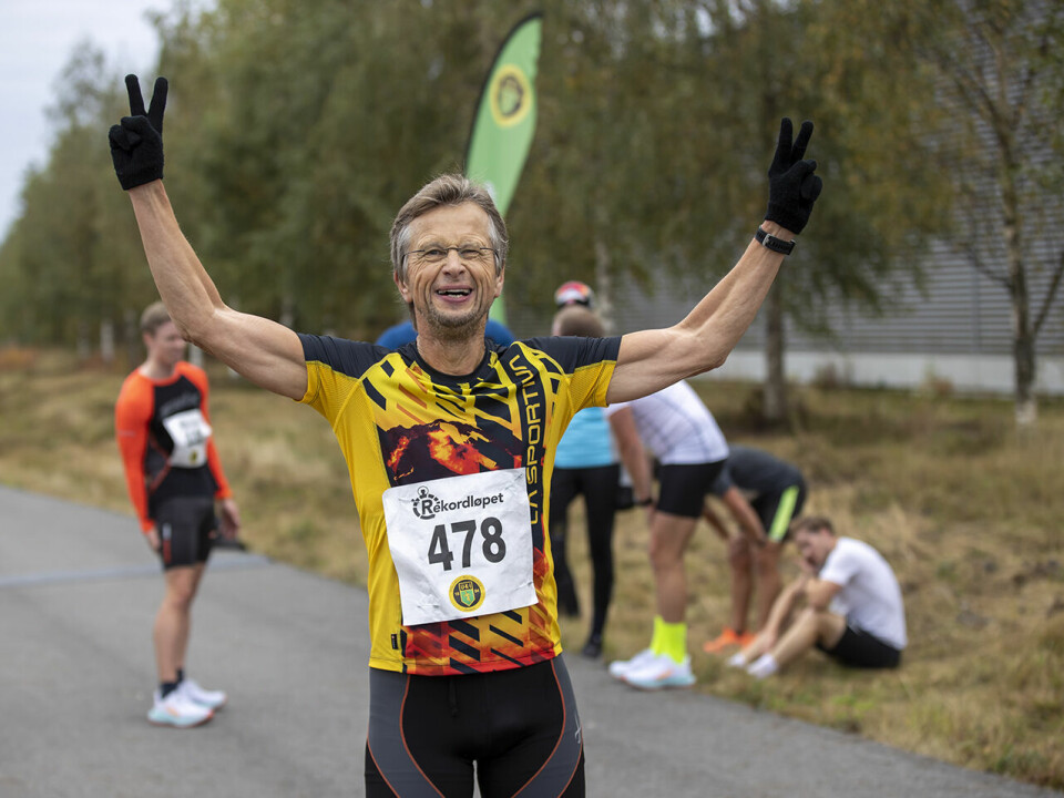 Norsk klasserekord på 5 km i Rekordløpet på Gardermoen Christian-Prestegaard.jpg
