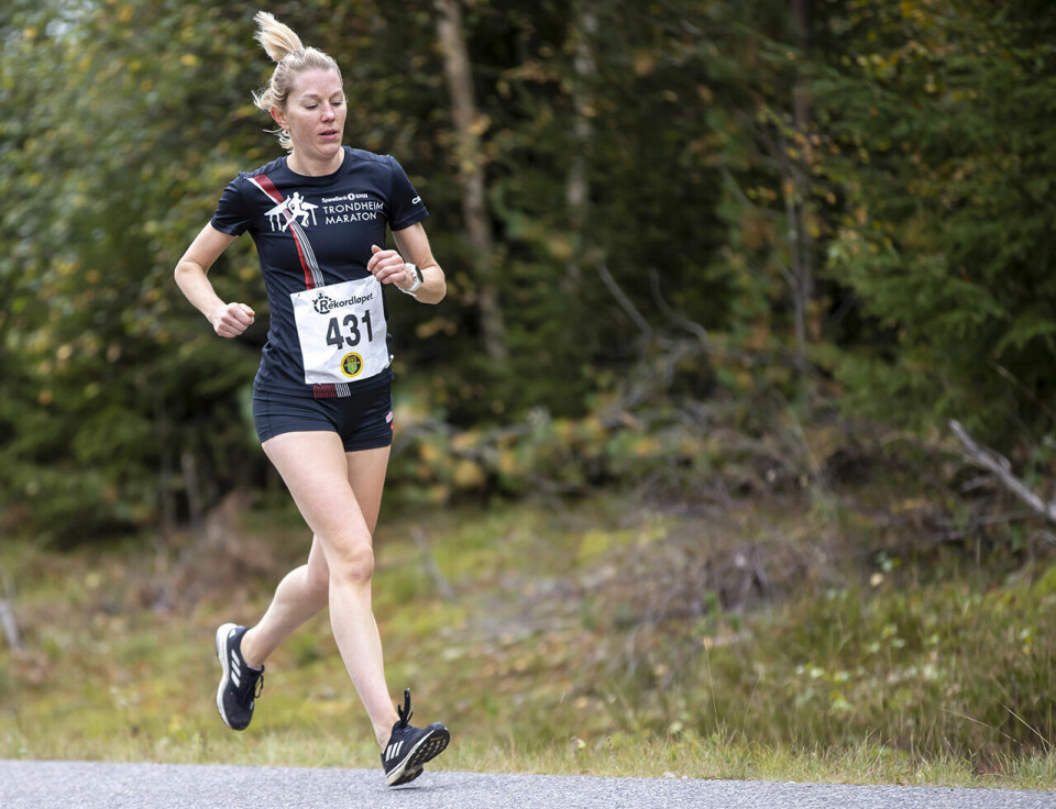 Norsk klasserekord på 5 km i Rekordløpet på Gardermoen Monica-Skalmeraas.jpg
