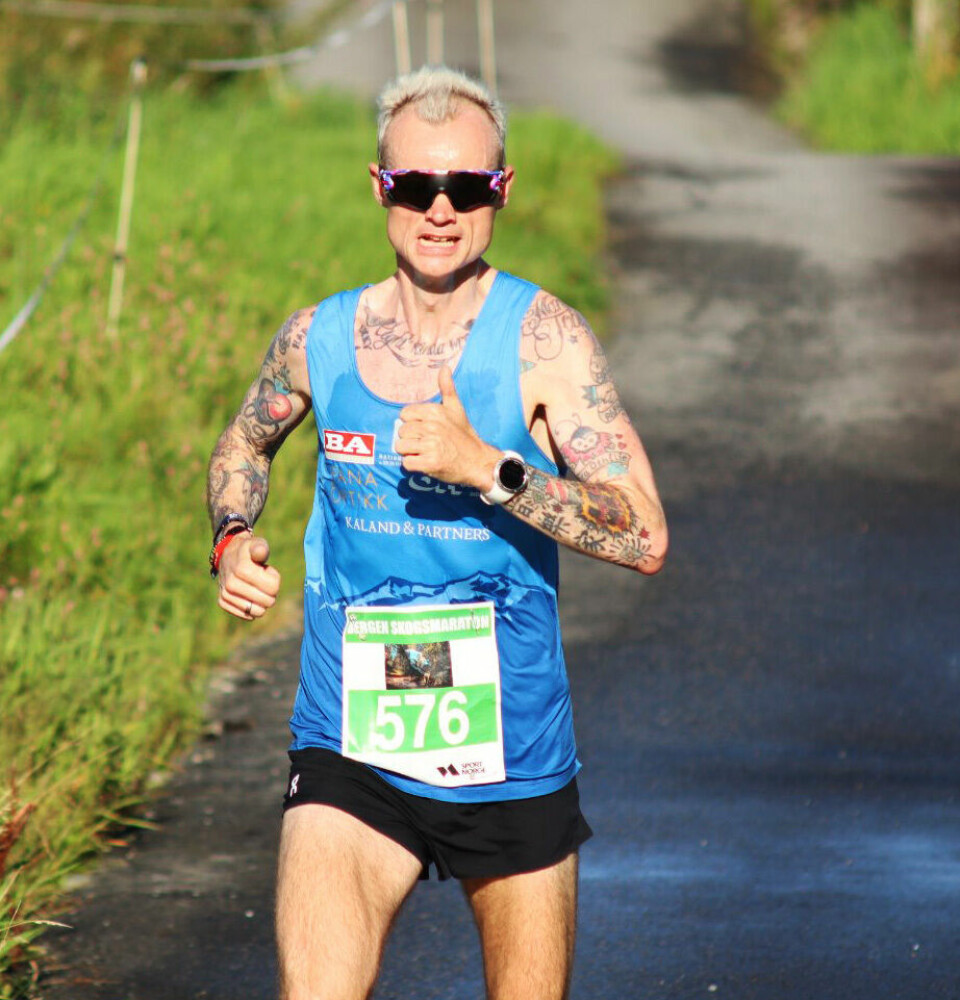 Tor-Aanen Kallekleiv og Liv B. Jegteberg Lystad vant Bergen Skogsmaraton 10km-M1-taranger.jpg