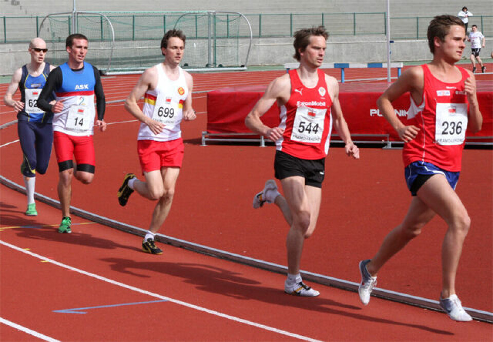 Framolekene avsluttet med 3000 m