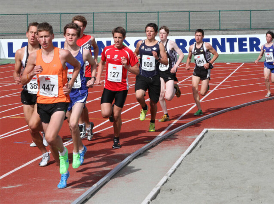 Framolekene avsluttet med 3000 m