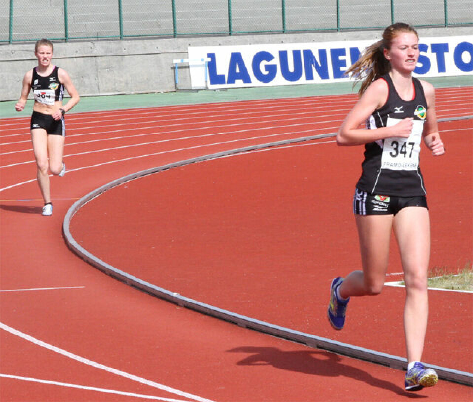 Framolekene avsluttet med 3000 m