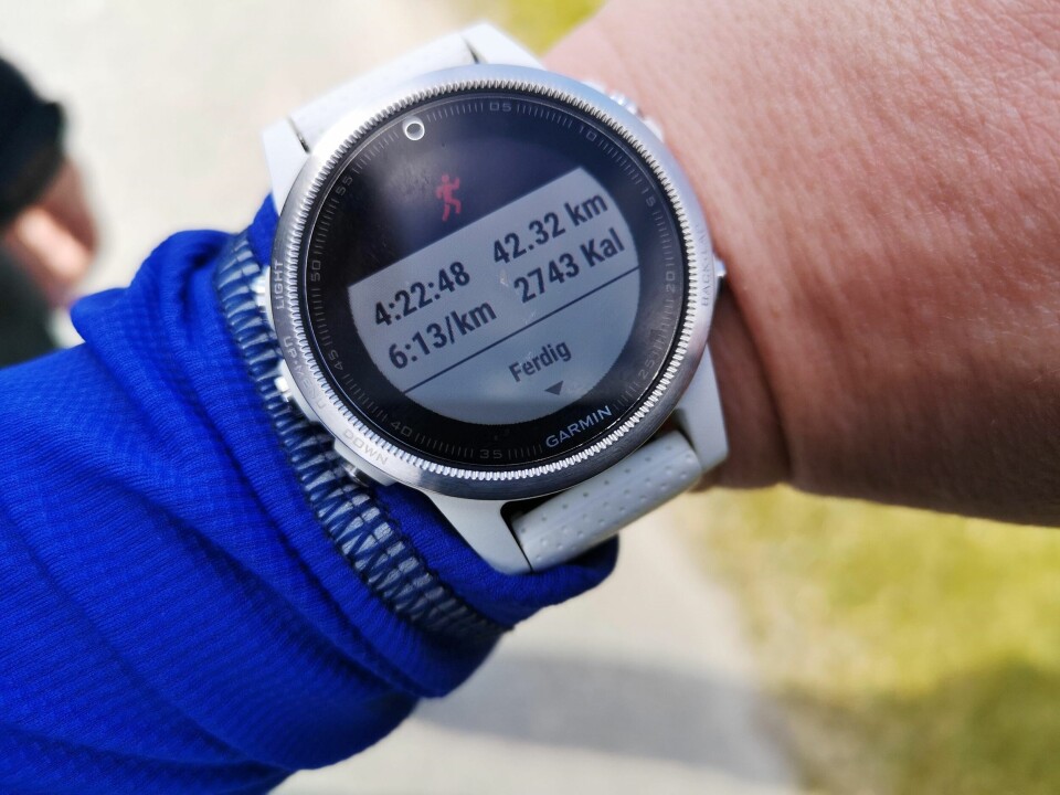 GPS-klokke eller mobil-app av type Strava er kjekke å ha når man deltar i virtuelle løp. (Foto: Nina Kristoffersen) GPS-klokke eller mobil-app av type Strava er kjekke å ha når man deltar i virtuelle løp. (Foto: Nina Kristoffersen)