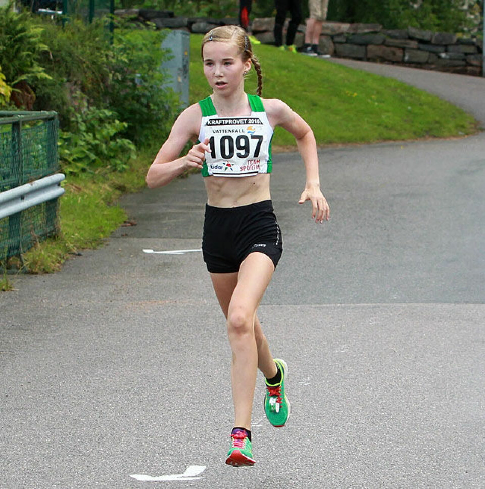 Grete Kirkebergs 24 år gamle løyperekord ble slått i Trollhättan Mini_2-6km_Emma_Moerk_A20G7917.jpg