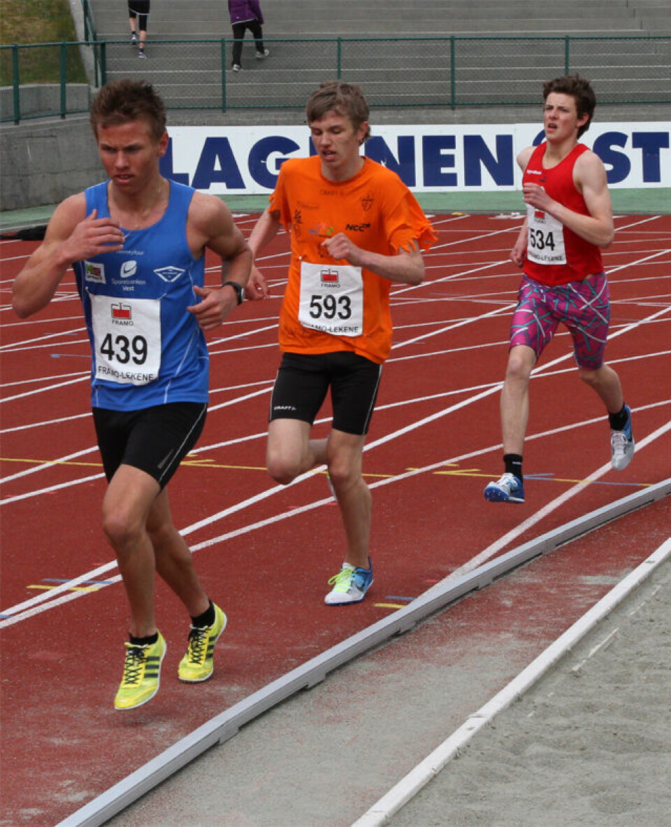 Framolekene avsluttet med 3000 m