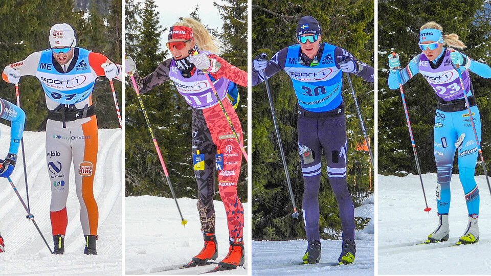 Petter Northug jr, Sandra Schuetzova, Nils Dahlsten og Oda Nerdrum gikk alle i elitepuljen. (Alle foto: Stein Arne Negård) Petter Northug jr, Sandra Schuetzova, Nils Dahlsten og Oda Nerdrum gikk alle i elitepuljen. (Alle foto: Stein Arne Negård)