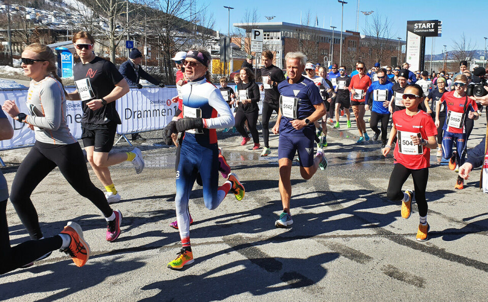 Sterke vinnertider og perseskred i Drammen 10 og 5 km Start-5km-foto-Runar-Gilberg.jpg
