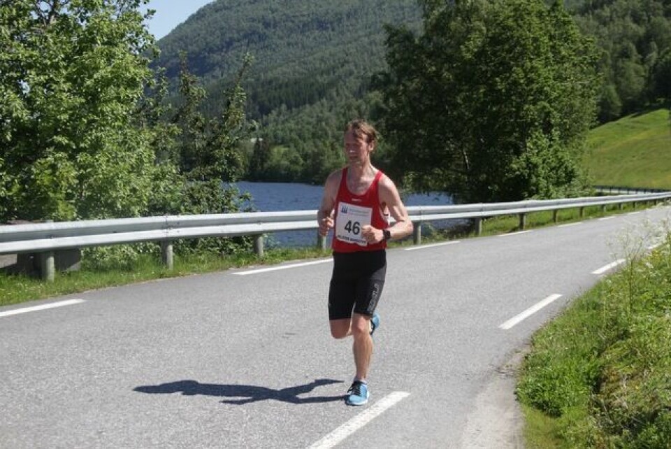 Sverre Gunnar Brunstad vant maraton i Jølster Helge_Hafsaas_maraton